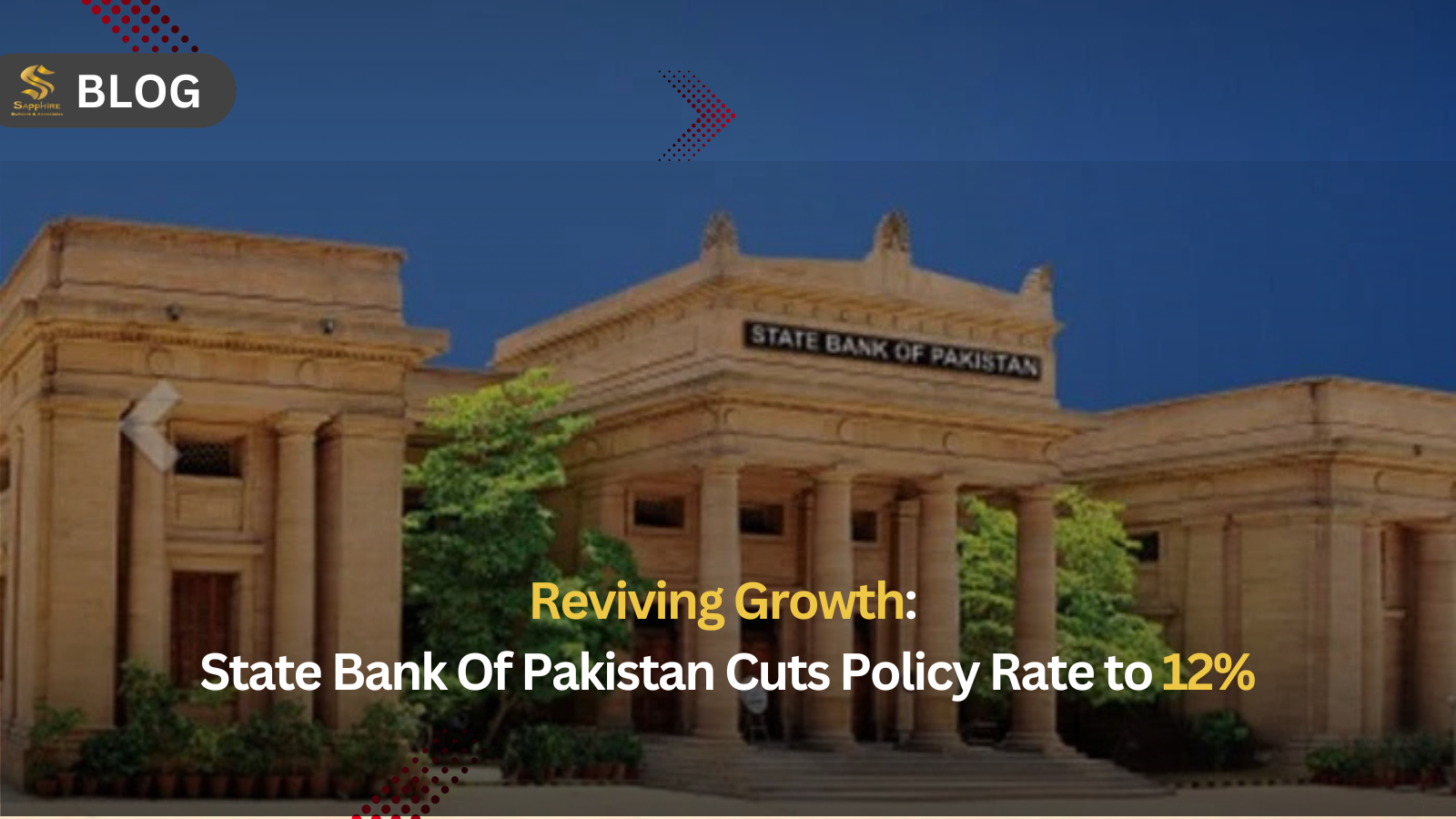 State Bank of Pakistan Reduces Policy Rate